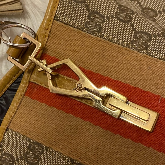 Rare vintage gucci monogram jackie hand bag - Picture 9 of 15